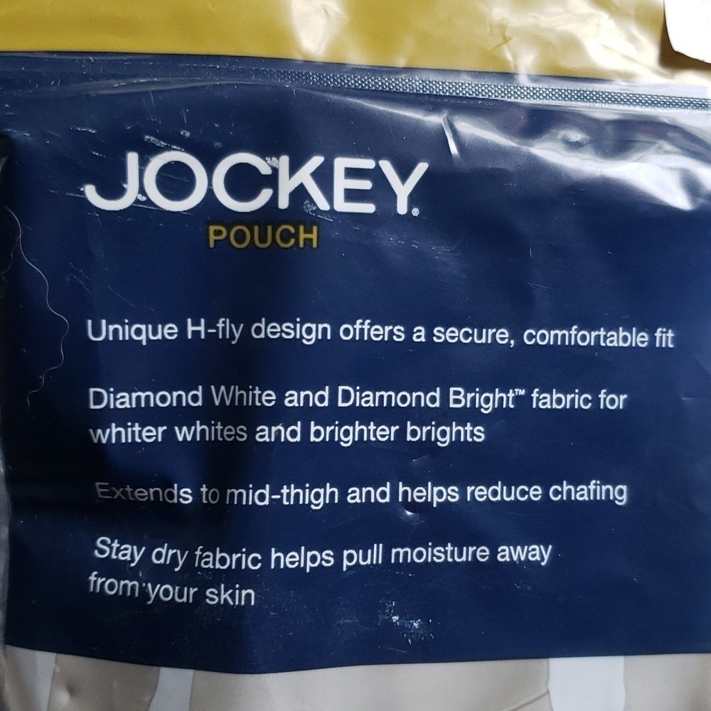 Jockey 2 new gray  midway briefs mens size S - Picture 3 of 5